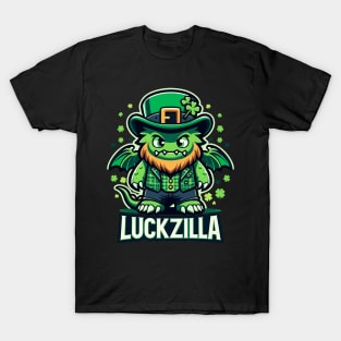 Luckzilla St. Paddy's Day Dragon T-Shirt